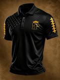 Men's Football Print Casual Printed T-shirt