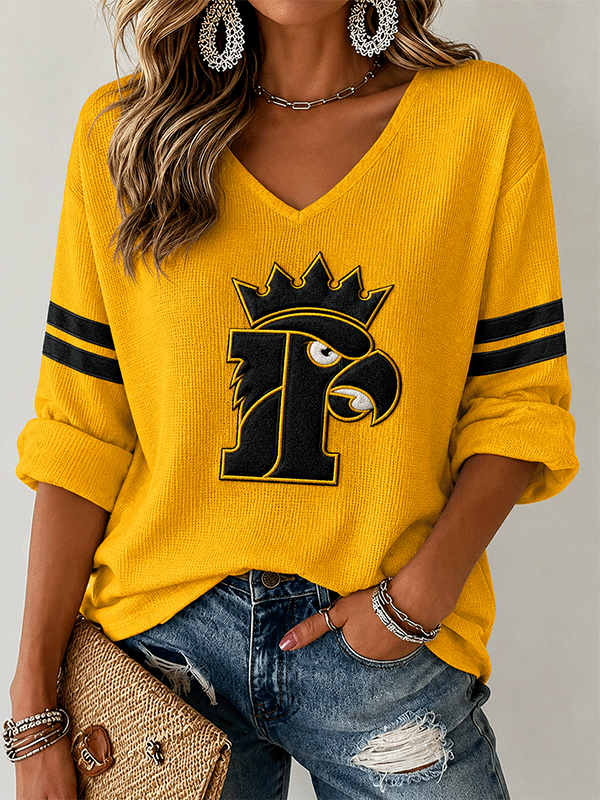 Women'S Football Casual Printed Top