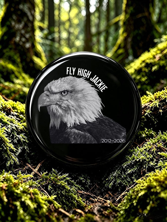 Unisex Retro Fly High Jackie Pin-Back Button
