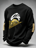 Men'S Football  Printed Waffle T-Shirt