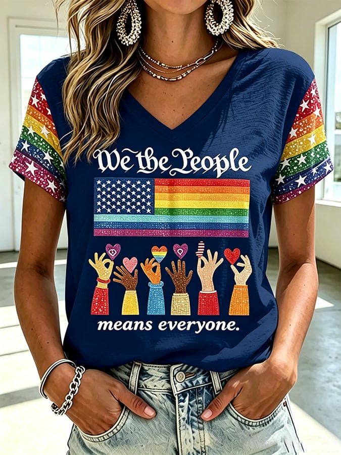 Women's LGBT: We the People Print T-Shirt