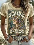 Women's More Pride Less Prejudice Print T-Shirt
