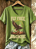 Women's Fly Free Jackie Print T-shirt