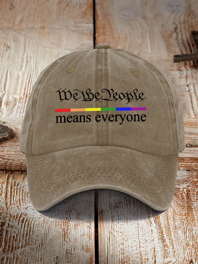 We The People Means Everyon People Hat