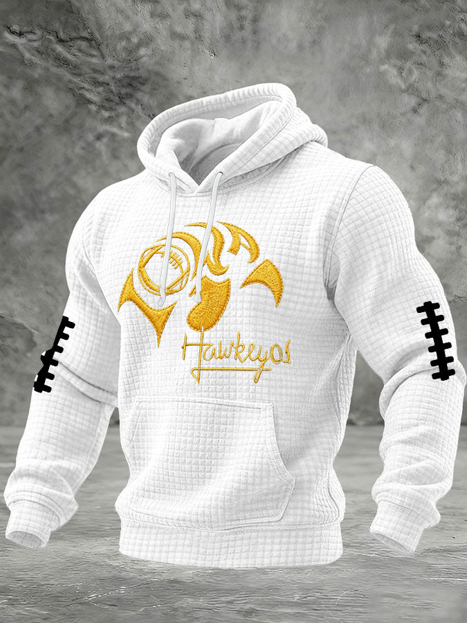 Men'S Football Printed Casual Hoodie
