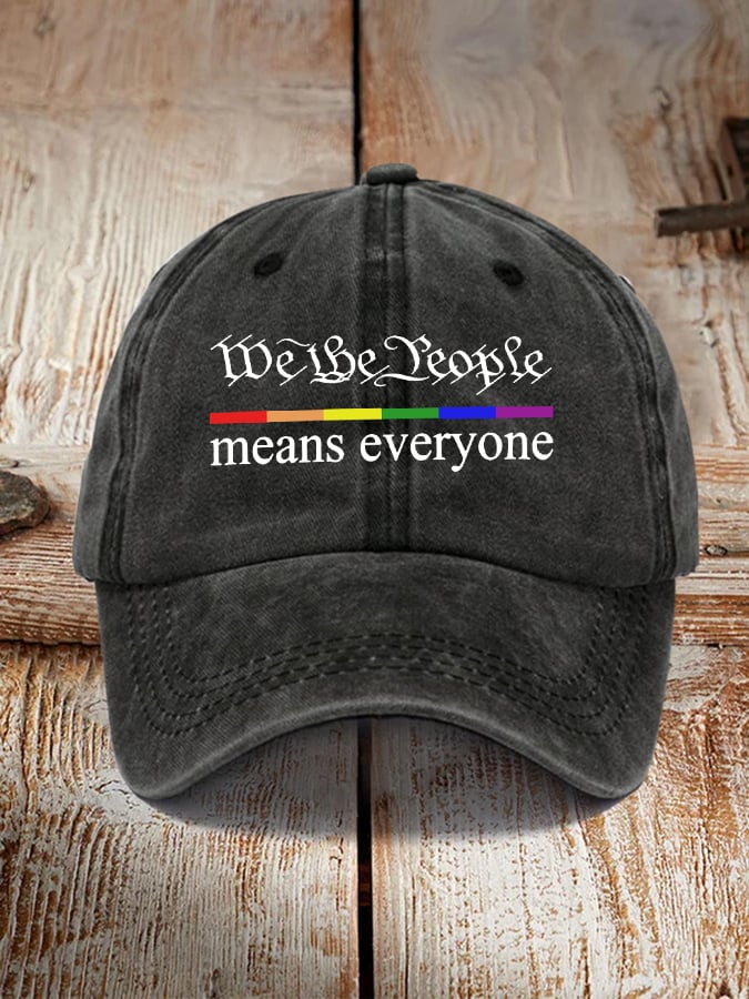We The People Means Everyon People Hat