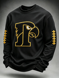 Men'S Football Enthusiast Sports Waffle Top