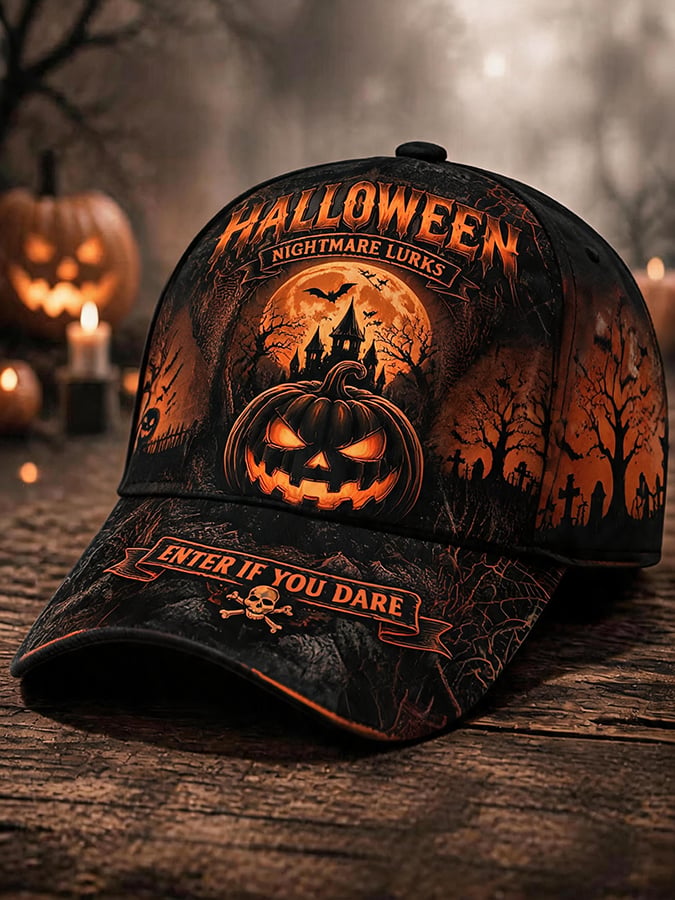 Halloween Printed Hat