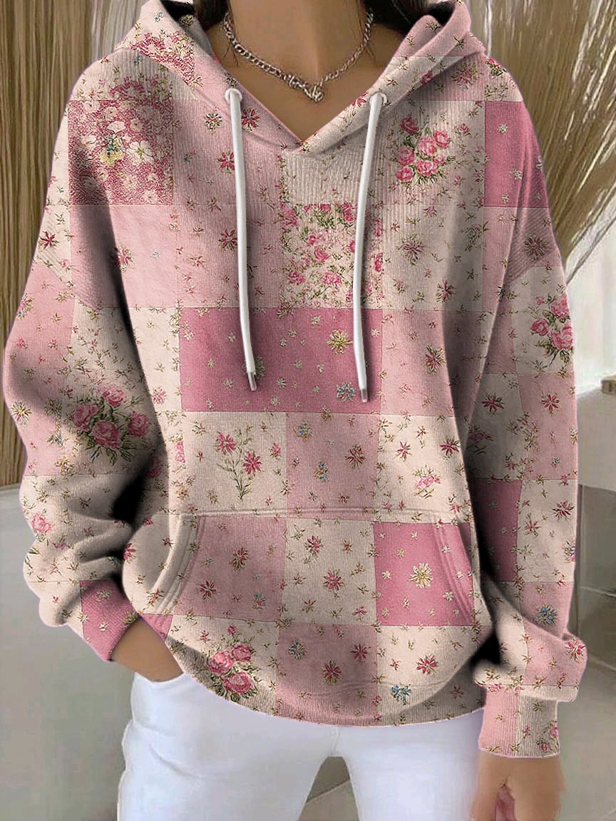 Women's Casual I Wear Pink For My Mom Pit Hoodie