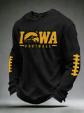 Men'S Football  Printed Waffle T-Shirt