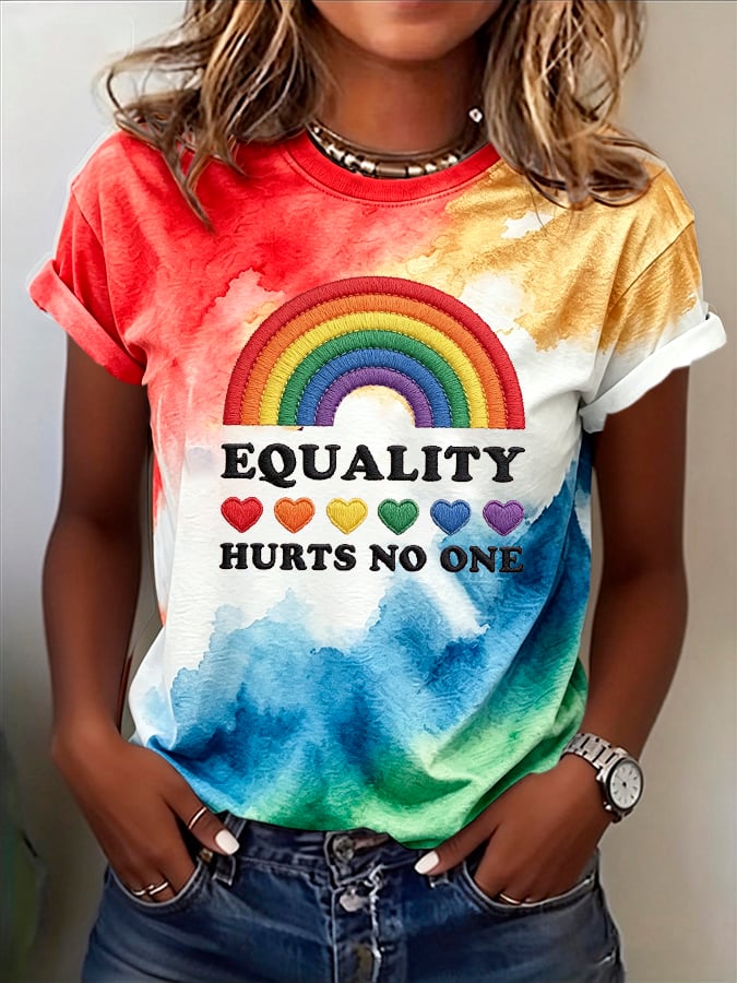 Women's Equality hurts no one lgbt T-Shirt