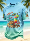 "Life Is Better At The Beach" Printed T-Shirt