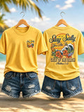 Women'S Stay Salty You Are The Salt Of The Earth Printed Casual T-Shirt
