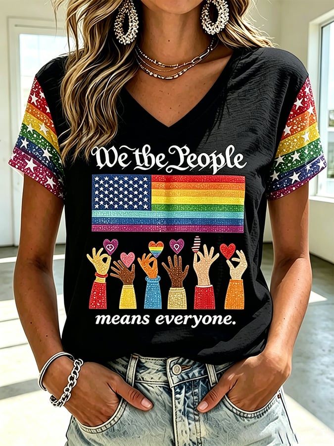 Women's LGBT: We the People Print T-Shirt