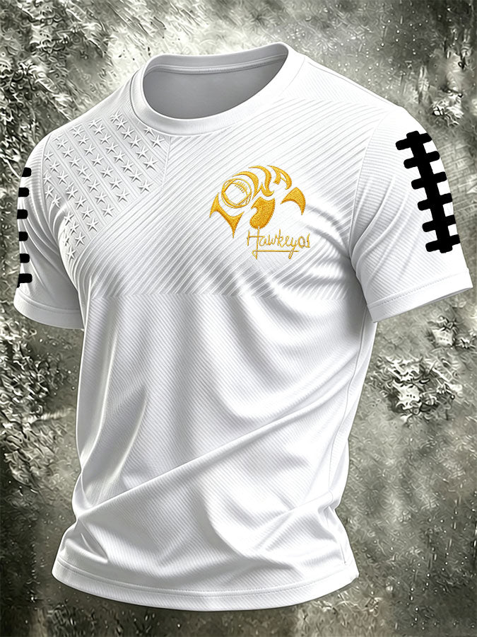 Men's Football Printed Short-Sleeve T-Shirt