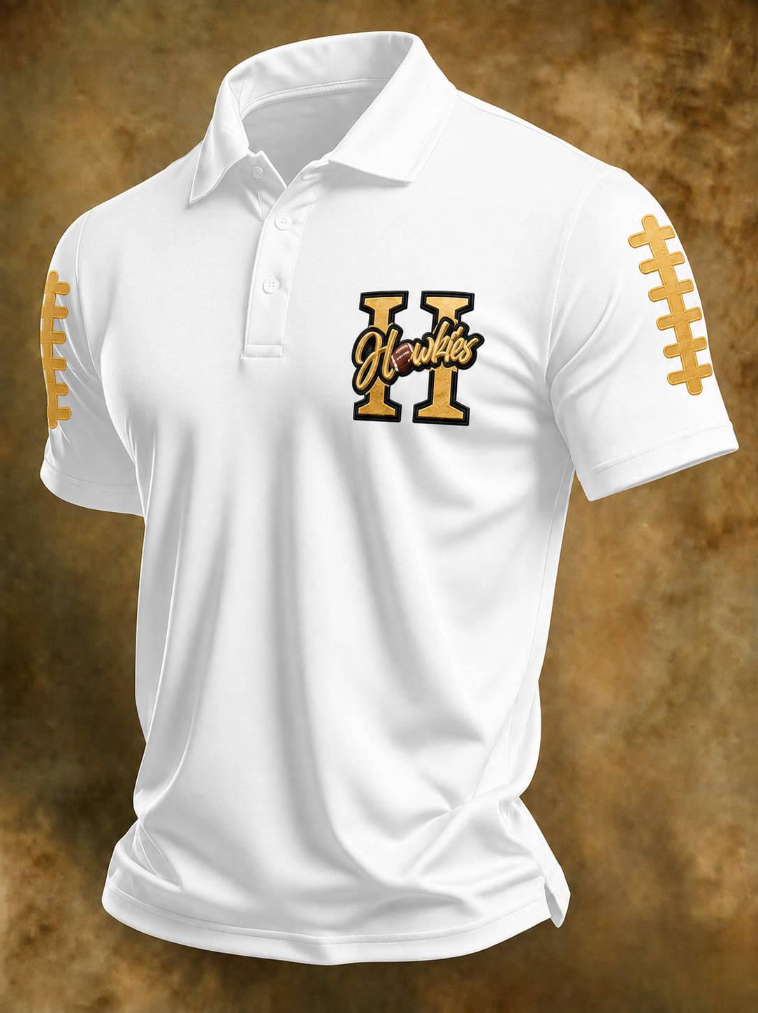 Men'S Rugby Collar Polo T-Shirt