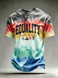 Men's Equality Hurts No One Print Casual T-shirt
