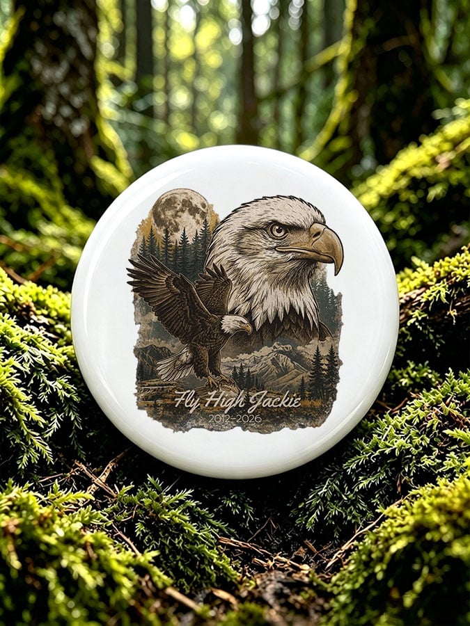 Unisex Retro Fly High Jackie Pin-Back Button