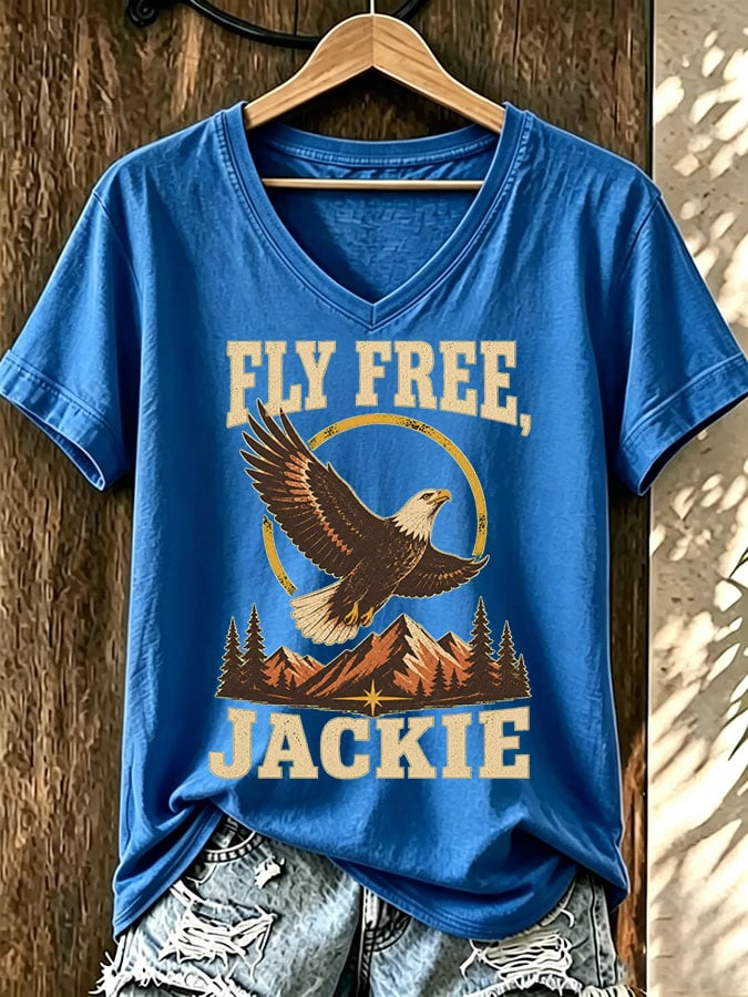 Women's Fly Free Jackie Print T-shirt