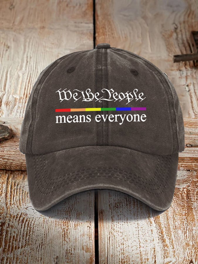We The People Means Everyon People Hat