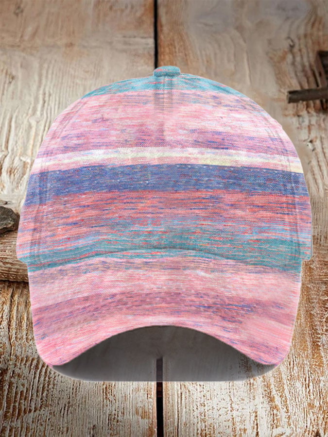 Breast Cancer Awareness Print Baseball Cap