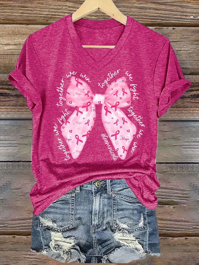 Women's Faith Butterfly Embroidery Print T-Shirt