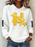 Women's Football Print Sweatshirt