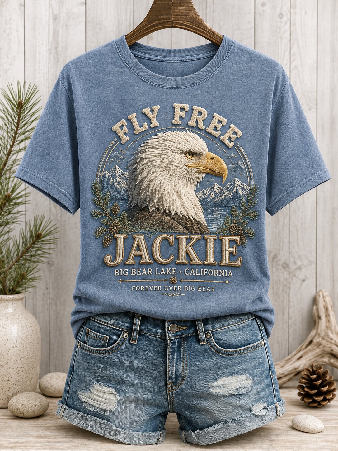 Women's Fly Free Jackie Print Tee