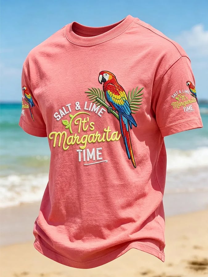 Margarita Parrot Printed T-Shirt