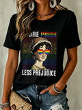 Women's More Pride Less Prejudice Print T-Shirt