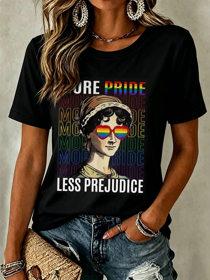 Women's More Pride Less Prejudice Print T-Shirt