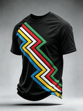 "I Will Fight Until" Comfortable Crew Neck Short-Sleeved Shirt T