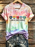 Women's WE ALL BELONG ACT LIKE IT Graphic T-Shirt