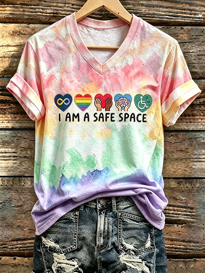 Women's WE ALL BELONG ACT LIKE IT Graphic T-Shirt