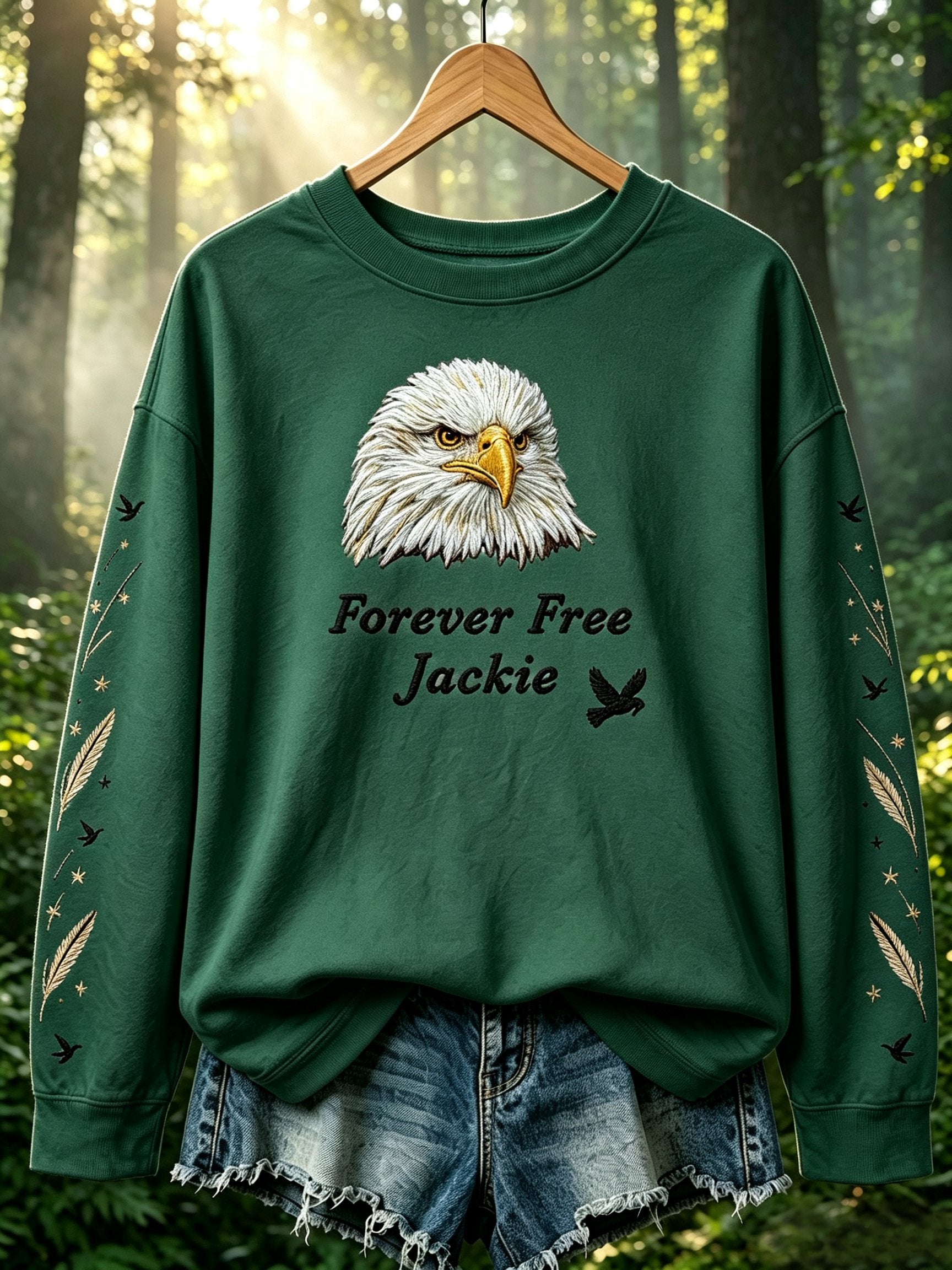 Women'S Forever Over Big Bear Print Sweatshirt