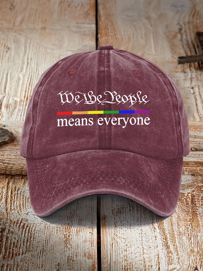 We The People Means Everyon People Hat