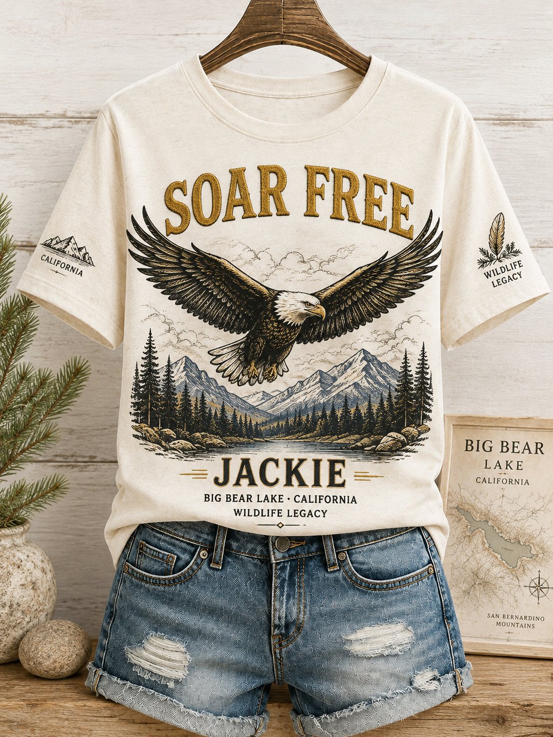 Women's Soar Free Jackie Print Tee