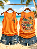 Women's I'm Retired Not My Problem Anymore Printed Tank Top