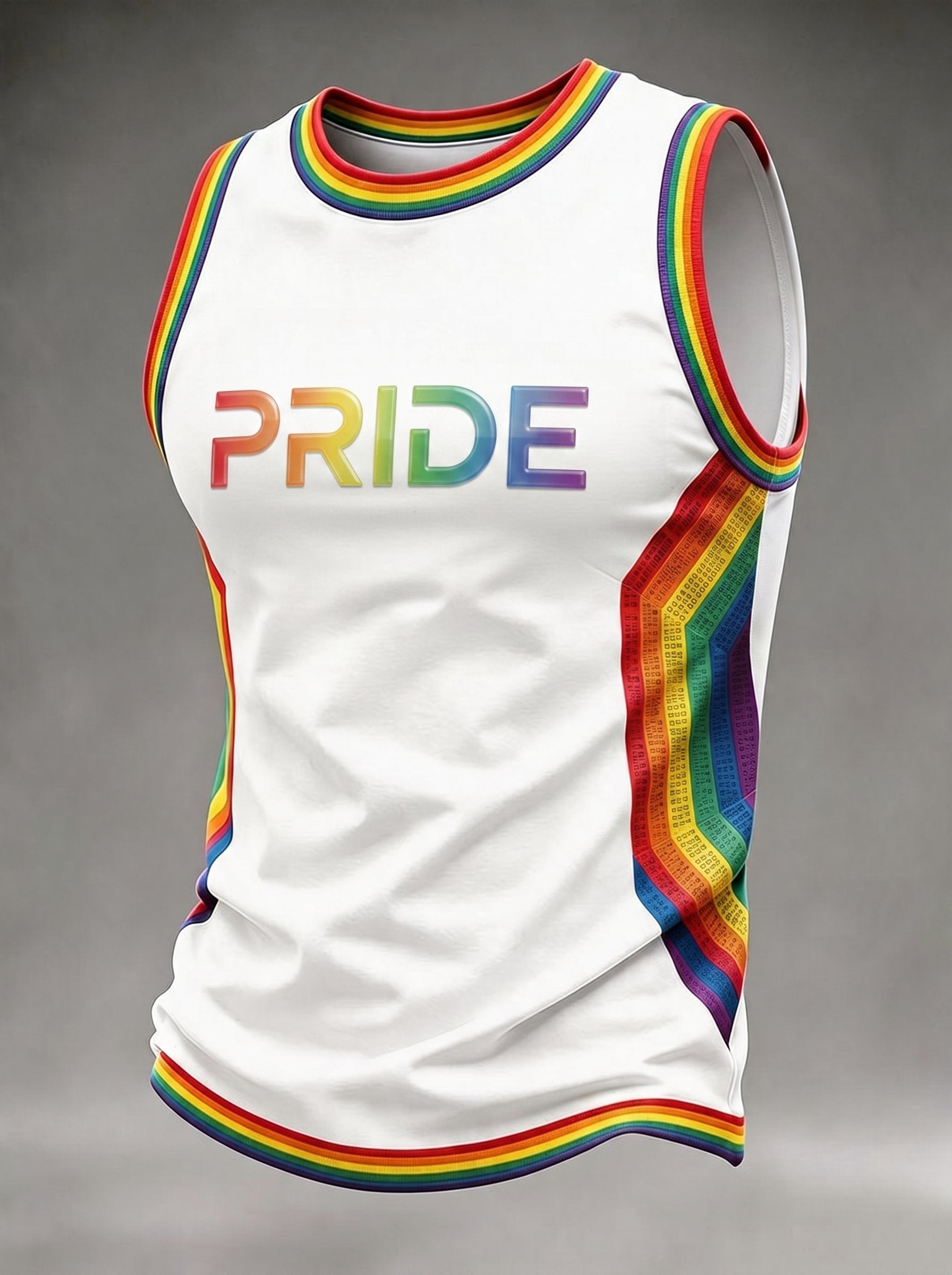 Men's Sleeveless Printed Tank Top